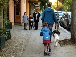 I have never seen so many fathers with their children on the streets as in the last 2 months.