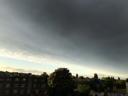 A break in the clouds