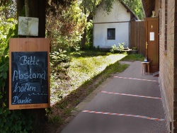 Today in the Spreewald - a very beautiful area not far from Berlin - at a toilet house