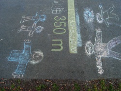 Sometimes children are playing in the streets as they always do