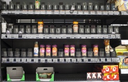 People must be cooking - empty spice shelf